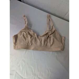 Wacoal 852345 Inside Job Unpadded Wireless‎ Bra, Sand $70 Size 36C